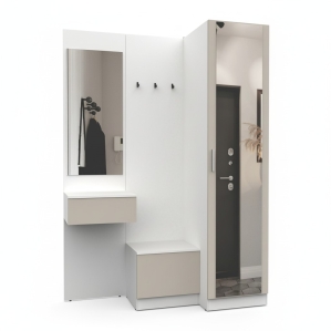 Набор мебели для прихожей "Марсель-155" МР 01-155 В2160 Ш1500 Г580 (ЛД.. Набор мебели для прихожей "Марсель-155" МР 01-155 В2160 Ш1500 Г580 (ЛД..